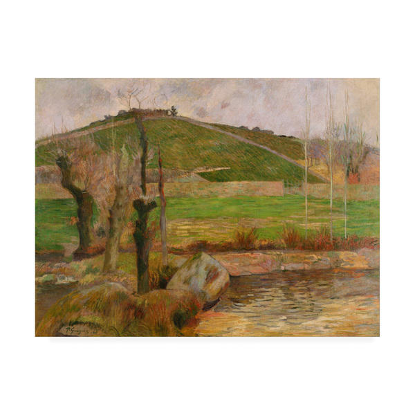 Trademark Fine Art Gauguin 'Landscape near Pont-Aven' Canvas Art, 18x24 AA01397-C1824GG